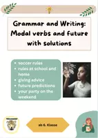 Vorschau - Arbeitsblätter - Modal verbs and future_grammar and writing_with solutions - Deckblatt