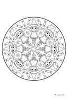 Vorschau - Mal- und Bastelvorlagen - Mandalas: Hexen Ausmalbilder - Halloween, Fasching , Karneval - Seite 3