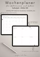 Vorschau - Lehrpläne/Lehrermaterial - Wochenplan 24/25 für Lehrerinnen und Lehrer - Seite 1