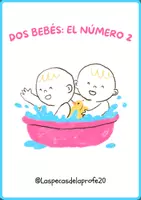 Vista previa - Unidades / Secuencias / Situaciones de Aprendizaje - Cuadernos para trabajar el número 2: Dos bebés. - Portada