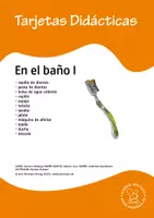 Vorschau - Bildkarten - Bildkarten Spanisch: en el baño 1 - Deckblatt