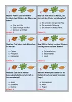 Vorschau - Spiele - Herbst-Quiz zum Einstieg oder zum Abschluss - Seite 1