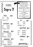 Vorschau - Präsentationen/Tafelbilder - Super Verbs Spanisch und Deutsch - Seite 1