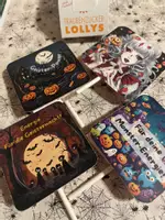 Vorschau - Mal- und Bastelvorlagen - Halloween Traubenzucker Monster Gespenster Geister - Deckblatt