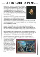 Vorschau - Arbeitsblätter - Peter Paul Rubens - Künstler Steckbrief für den Kunstunterricht - Seite 1