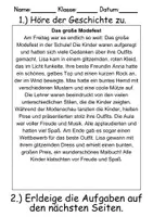Vorschau - Arbeitsblätter - Kleidung/Klamotten Leseverstehen und Wortschatz - DaZ/DaF, Deutsch, Sachunterricht - Seite 2