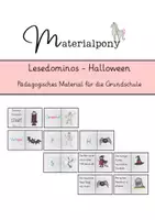 Vorschau - Spiele - Anlaut-, Wort- und Satz-Domino "Halloween" - Deckblatt