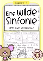 Vorschau - Unterrichtsreihen - Werkhören „Eine wilde Sinfonie“ – Musik Heft Grundschule (Dan Brown, Klasse 1–4) - Deckblatt