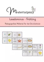 Vorschau - Spiele - Anlaut-, Wort- und Satz-Domino "Frühling" - Deckblatt