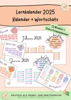 Vorschau - Arbeitsblätter - MATERIALPAKET Silvester & Neujahr - Spiel und Lernkalender - Seite 1