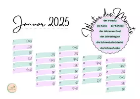 Vorschau - Arbeitsblätter - MATERIALPAKET Silvester & Neujahr - Spiel und Lernkalender - Seite 2