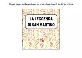 anteprima - Materiale per pittura e bricolage - Lapbook San Martino scuola primaria - Pagina 3