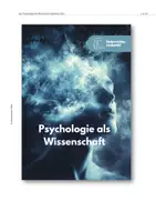 Vorschau - Unterrichtsreihen - Psychologie als Wissenschaft - Unterrichtsmaterial - Seite 1