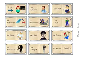 Vorschau - Stationenlernen - Materialpaket Wort-Bild-Dominos engl/deutsch - Seite 2