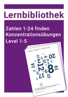 Vorschau - Arbeitsblätter - 30 Arbeitsblätter - Konzentration schulen mit Zahlen und ABC - Seite 1