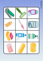 Vorschau - Arbeitsblätter - Wortschatz Bingo - Körperpflege/Hygiene (Klasse 1 und 2) - Seite 3