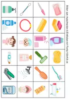 Vorschau - Arbeitsblätter - Vokabelbilder Körperpflege/Hygiene - Bilder zum ausschneiden (Klasse 1 und 2) - Seite 1