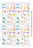 Vorschau - Arbeitsblätter - Vokabelbilder Körperpflege/Hygiene - Bilder zum ausschneiden (Klasse 1 und 2) - Seite 2