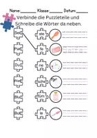 Vorschau - Arbeitsblätter - Körperpflege/Hygiene Silben/Wortschatz DaZ/DaF, deutsch - Seite 3