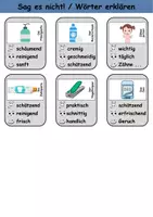 Vorschau - Arbeitsblätter - Sag es nicht Körperpflege/Hygiene - DaZ/DaF, Deutsch (Spiel) - Seite 3