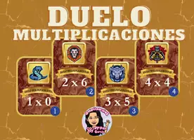 Vista previa - Juegos / Gamificación - DUELO MULTIPLICACIONES - Portada