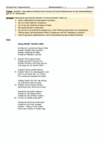 Vorschau - Arbeitsblätter - Materialpaket Klassenarbeiten Politische Lyrik - Seite 1