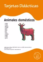 Vorschau - Bildkarten - Bildkarten Spanisch: animales domésticos - Deckblatt