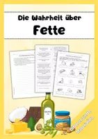 Vorschau - Stundenentwürfe - Die Wahrheit über Fette - Fettquellen qualitativ beurteilen - Deckblatt