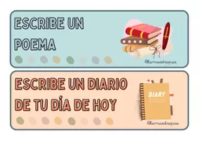 Vista previa - Unidades / Secuencias / Situaciones de Aprendizaje - Tarjetas Educativas de Actividades para cuando los alumnos terminan - página 2