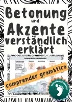 Vorschau - Poster - Übersicht: pronunciación y acentuación - Grammatik einfach erklärt - Deckblatt