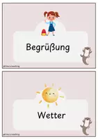 Vorschau - Bildkarten - 3-Minuten Lehrer, Kärtchen für den Morgenkreis - Seite 3
