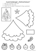 Vorschau - Mal- und Bastelvorlagen - Weihnachten basteln - Seite 1