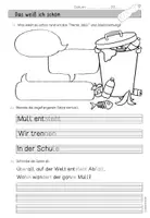 Vorschau - Arbeitsblätter - Müll und Mülltrennung | Selbstlernheft - Seite 3