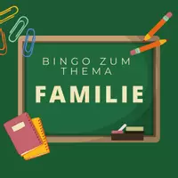 Vorschau - Arbeitsblätter - Familienbingo - Deckblatt