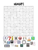 Vorschau - Arbeitsblätter - Word Search - Numbers & Colours ESL/EFL/Englisch - Seite 2