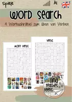 Vorschau - Arbeitsblätter - Word Search - Verbs ESL/EFL/Englisch - Deckblatt
