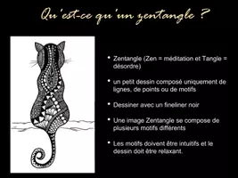 Aperçu - Préparation de séquence / Séquence complète - L'art pas à pas: Zentangle animaux avec 6 modèles d'animaux - Page 2