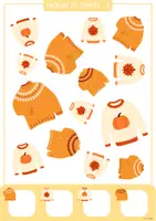 Aperçu - Apprentissages en autonomie - Automne - Cherche et compte 🍁🍃🐌 - Page 3