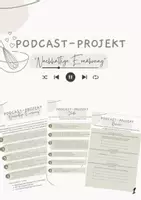 Vorschau - Arbeitsblätter - Podcast Projekt: Nachhaltige Ernährung - Deckblatt