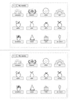Aperçu - Feuilles d'exercices - Anglais - kit - la chenille qui fait des trous - very hungry caterpillar bundle - Page 3