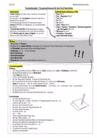 Vorschau - Merkblätter - HO Textwiedergabe / Zusammenfassung Geschichte (Sek II) - Deckblatt