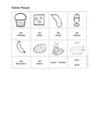 Aperçu - Inclusion - Anglais / Allemand - flashcards - la chenille qui fait des trous - very hungry caterpillar - Raupe Nimmersatt - Page 2