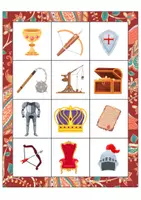 Aperçu - Jeux - Le bingo du Moyen Âge 2 - Page 1