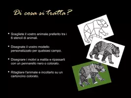 anteprima - Programmi scolastici / Materiali per docenti - Progetto artistico: Zentangle animali (istruzioni passo-passo con 6 modelli di animali) - Pagina 2