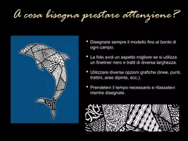 anteprima - Programmi scolastici / Materiali per docenti - Progetto artistico: Zentangle animali (istruzioni passo-passo con 6 modelli di animali) - Pagina 3