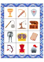 Aperçu - Jeux - Le bingo du Moyen Âge 3 - Page 1