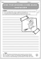 Vorschau - Arbeitsblätter - Halloween - Tierbeschreibung / Personenbeschreibung mit Phantasiereise (umfassendes Material: Präsentation, Text zur Phantasiereise, Arbeitsblätter, Differenzierung, ...) - Seite 2