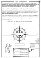 Vorschau - Arbeitsblätter - Himmelsrichtungen und Kompass - Seite 1