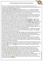Vorschau - Arbeitsblätter - Phantasiereise Sonnensystem - Deckblatt