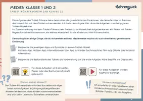 Vorschau - Arbeitsblätter - Tablet-Führerschein ab Klasse 2 - Seite 1